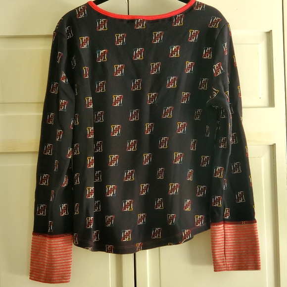 Womens Tommy Hilfiger Sleepwear PJ/Pajama Top Sleep Shirt - Picture 2 of 3